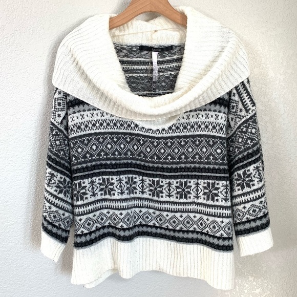 Kensie Sweaters - Kensie Cowl Neck Winter Oversized Sweater Sz L